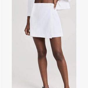 New Theory Button Mini Skort